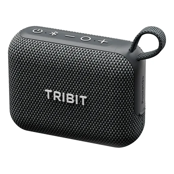 Caja de sonido portátil Bluetooth Tribit Bts68, potente audio HD, negra