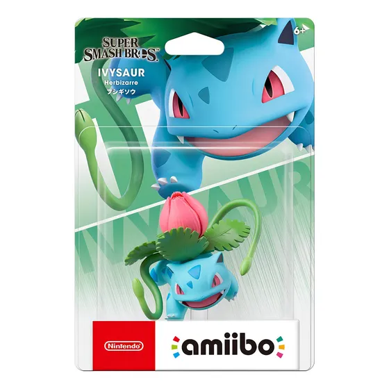 Muñeca Amiibo de Super Smash Bros - Pokémon Ivysaur