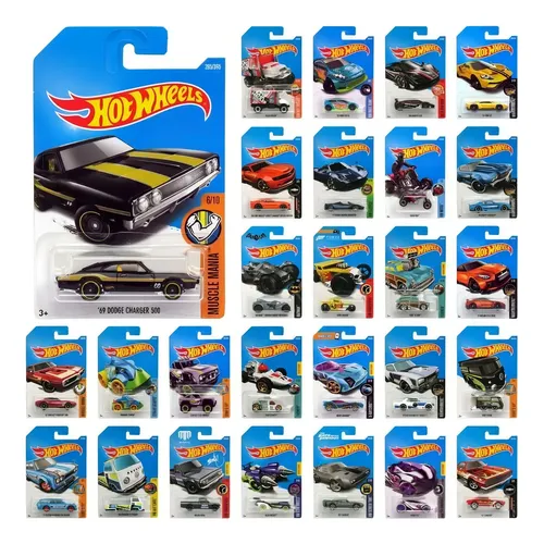 Assortment Lot Of 50 Hot Wheels Diecast Cars And Trucks | MercadoLivre