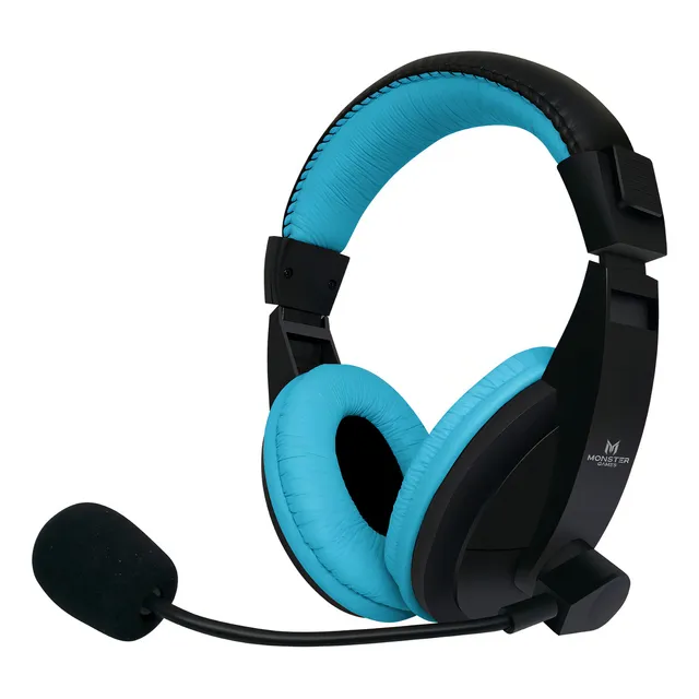 Audífono Gamer Loud 550 Multiplataforma Color Celeste Monster Games
