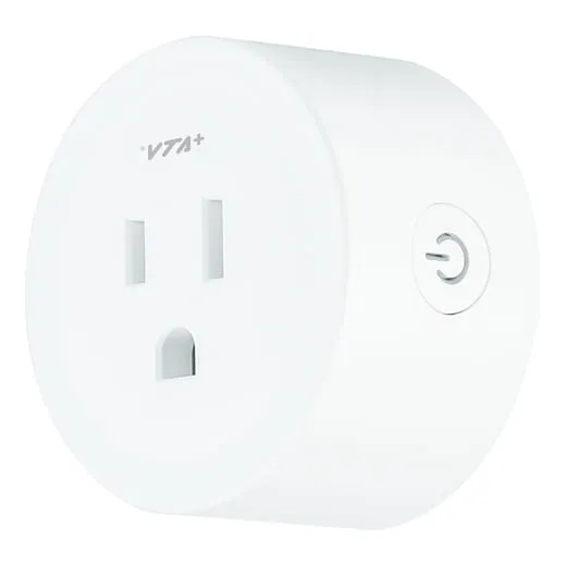 Tomacorriente Sencillo Dot Vta+ Smart Color Blanco