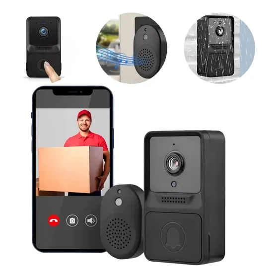 Timbre Wifi Con Cámara Audio Y Aplicación Móvil