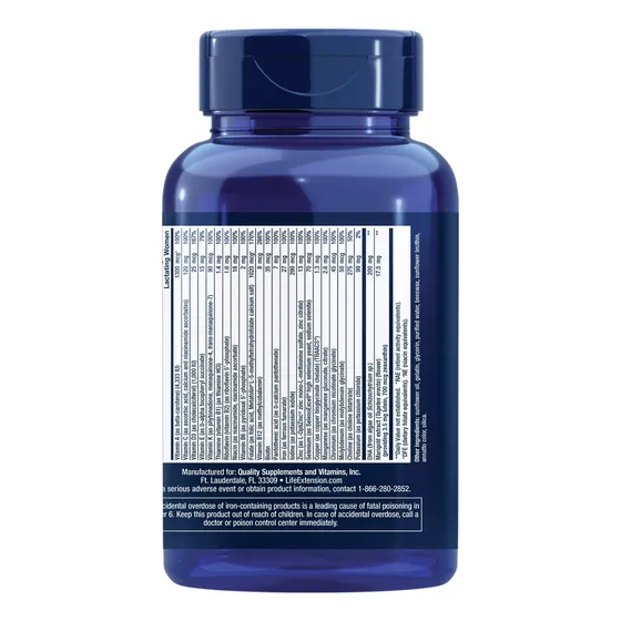 Suplemento Prenatal Life Extension Prenatal Advantage