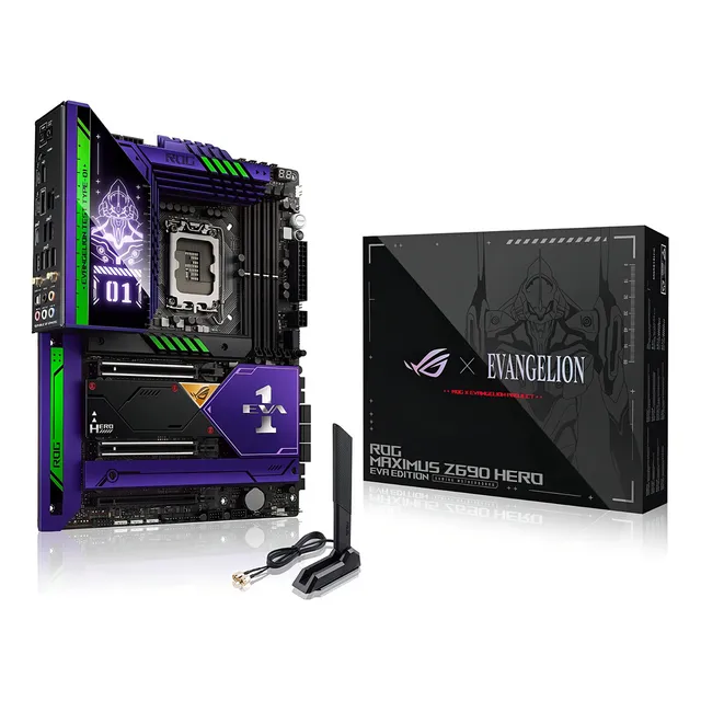 Motherboard Z690 Maximus Hero Asus Rog X Evangelion Edition Color Negro