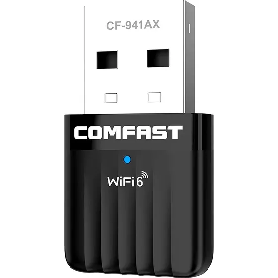 Adaptador Usb Wifi 6 Ax600 Tarjeta Red Laptop Pc Rompemuro