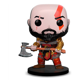 Totem Médio Funko Kratos God Of War 14cm + Base Totem Médio Funko Kratos God Of War 14cm + Base