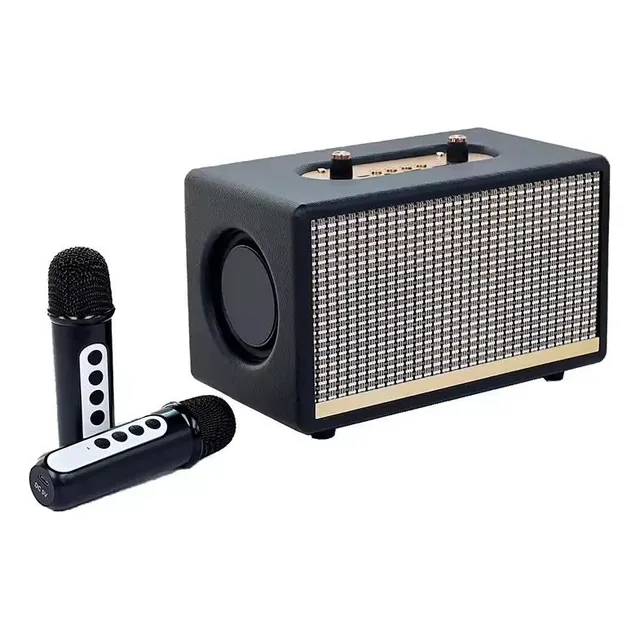 Altavoz Bluetooth Retro, Radio, Portatil, Recargable 2400mah