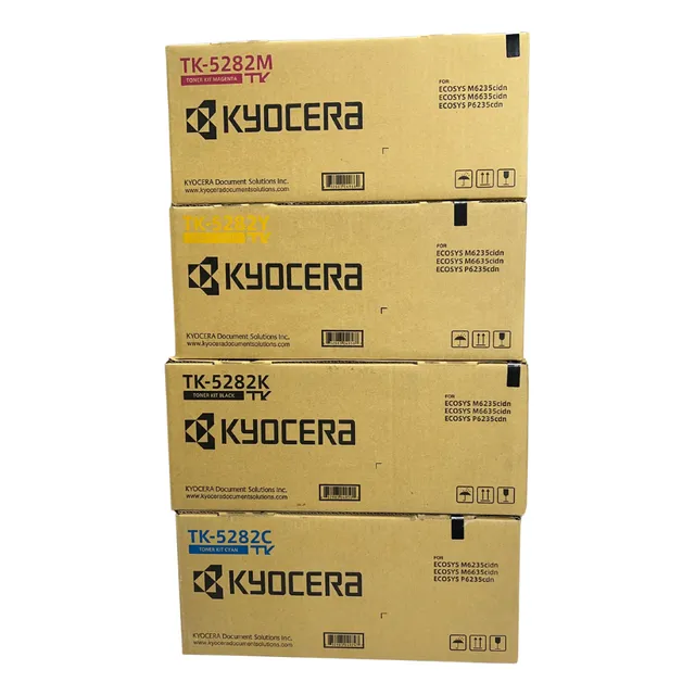 Paq 4 Pzas Toner Original Kyocera Tk 5282