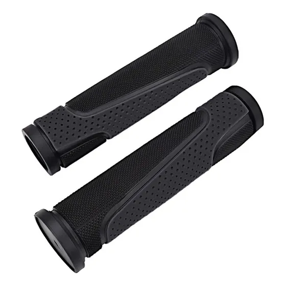 Manopla De Bicicleta Gta - Borracha, 125mm, Preto