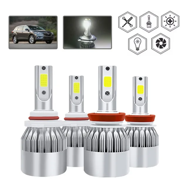 Cd- 9005 H11 Blanco Kit Faros Led Luz Alta Y Baja Para Mazda