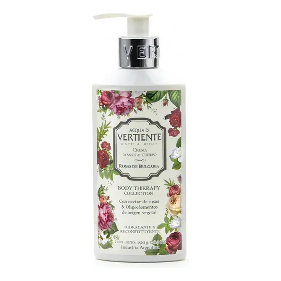 Vertiente Crema De Manos Y Cuerpo Body Therapy X190ml