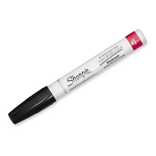 Marcador Sharpie Paint Pintura Al Aceite Esmalte Resistente Color Negro