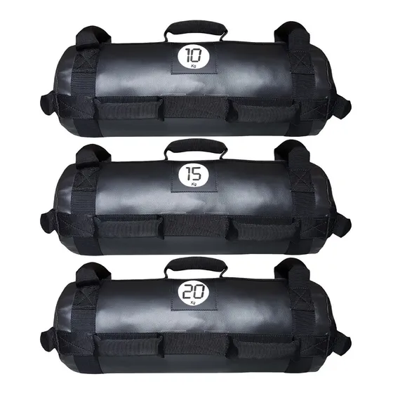 Power Bag 10kg + 15kg + 20kg Treinamento Funcional Bc