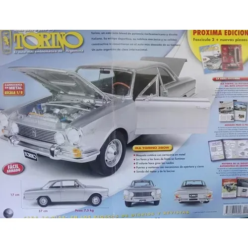 Savat Ika Torino Para Armar Fasiculos Escala 1/8