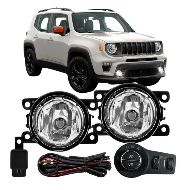 Farol Milha Renegade 2018 A 2021  Pcd Sem Grade Bt Original
