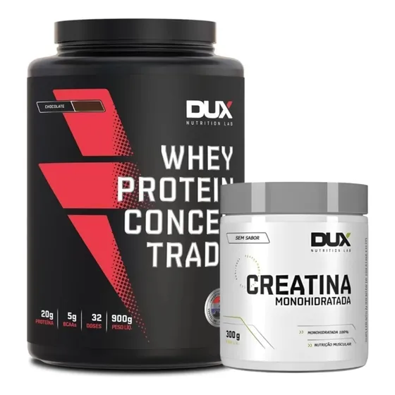 Creatina Whey Protein Combo Para Idosos Zero Glúten Açúcar