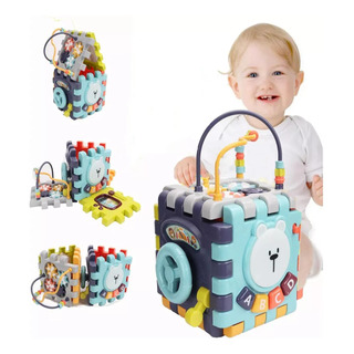 Cubo De Actividades Juguete Didáctico Para Bebés 6 En 1 Cubo De Actividades Juguete Didáctico Para Bebés 6 En 1