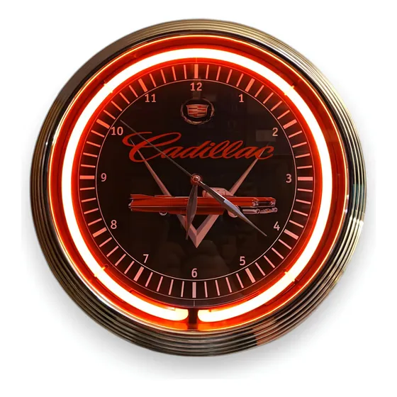 Reloj Decorativo Neon Gear Pared - Car Care Style