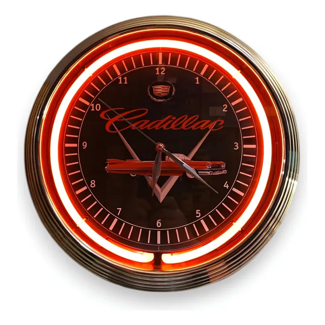 Reloj Decorativo Neon Gear Pared - Car Care Style