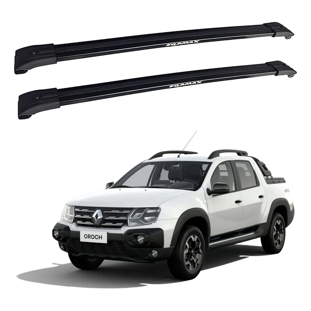 Barras De Techo Eqmax Travessa Renault Oroch 2022+ Negro