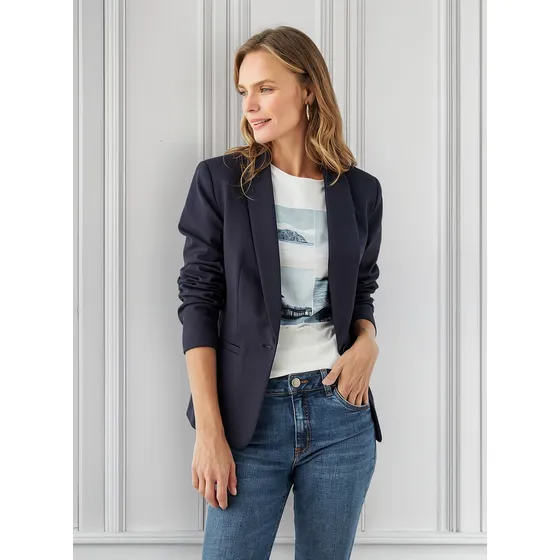 Blazer Esprit 421f111 Azul Náuti