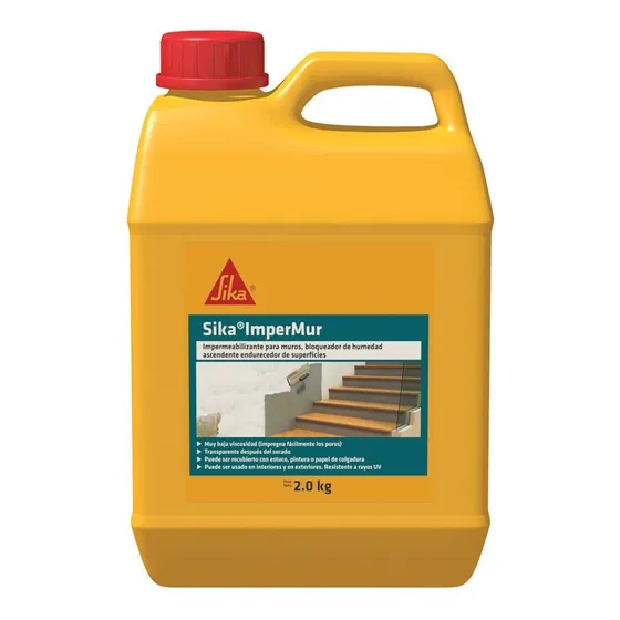 Sika Impermur Barrera Impermeabilizante Muro Humedad 2kg