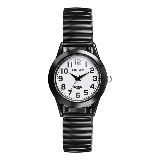 Reloj De Pulsera Avaner Con Banda Elastica Para Pareja, N...