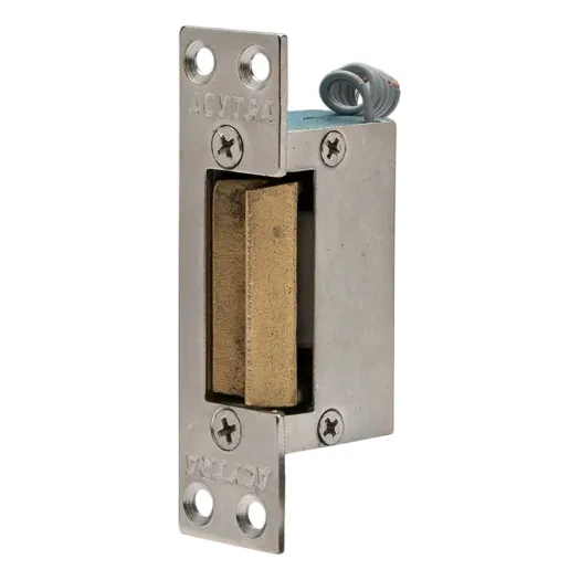 Cerradura Eléctrica Acytra 5445 Libera Pestillo Plateado