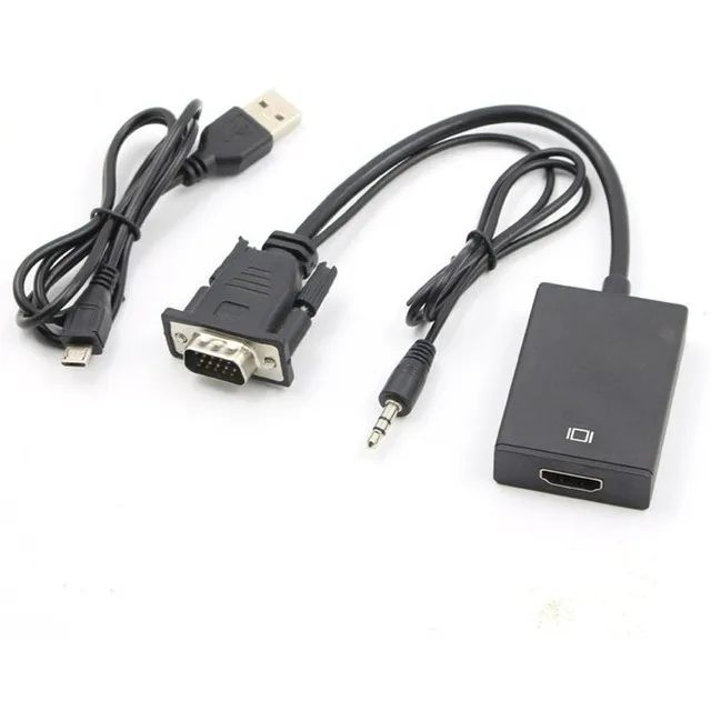 Adaptador Conversor Vga A Hdmi C/audio Activo - Neotec