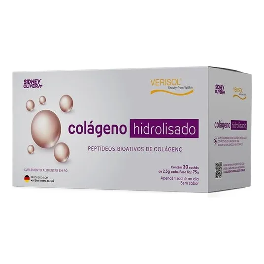Colágeno Hidrolisado Verisol 30 Sachês Sidney Oliveira