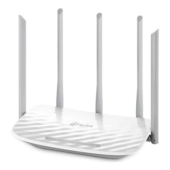 Roteador Tp-link Archer C60 Dual Band Branco Com 5 Antenas