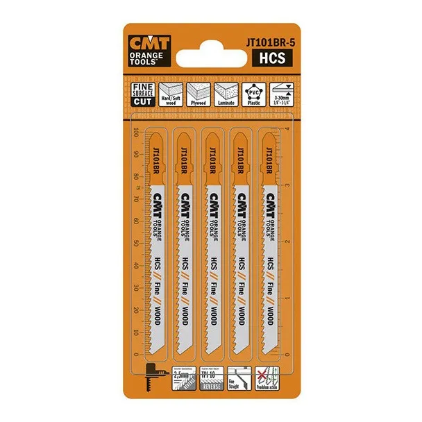Hojas Para Sierras Caladoras Cmt Código Jt101br-5
