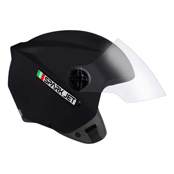 Capacete Ebf Aberto Spark Jet Solid Masculino E Feminino — foto 2