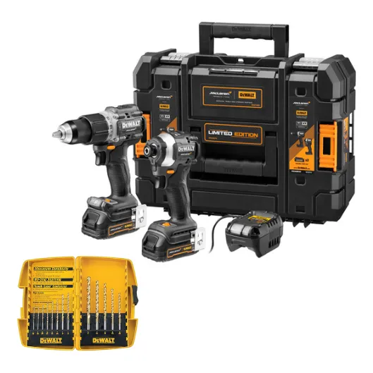 Kit Mclaren Taladro + Atornillador Dewalt Dck200me2gt Color Negro Frecuencia 20V 20V