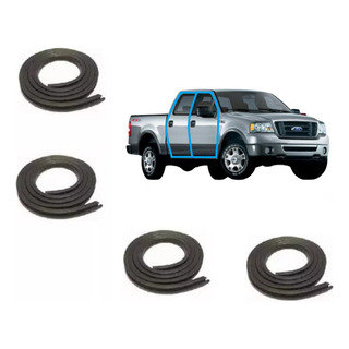 Hule Empaque 4 Puertas Ford F150 04-08 Doble Cabina + Regalo Hule Empaque 4 Puertas Ford F150 04-08 Doble Cabina + Regalo