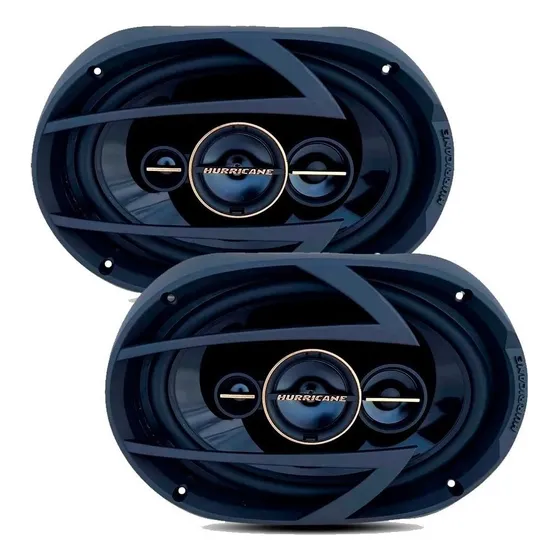 Par Alto Falante Hurricane 69 6x9 Polegadas A69 Q Rms 260w