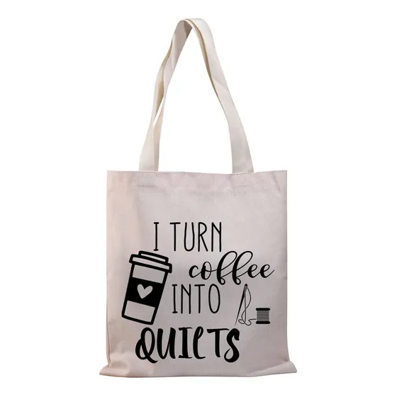 Bdpwss Bolsa Costura Para Acolchar Texto Ingle  I Turn