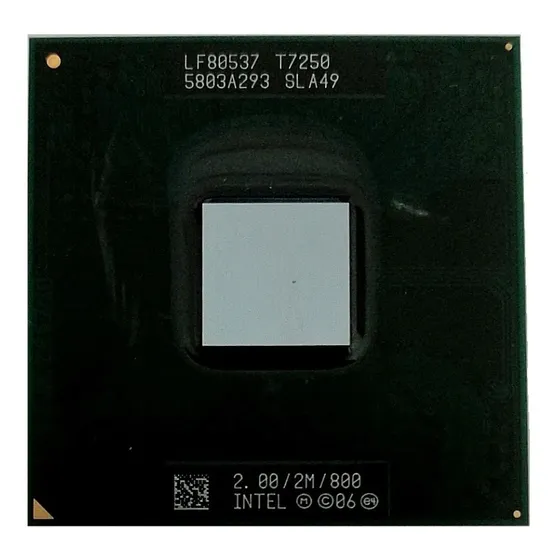 Processador Novo Intel Core 2 Duo T7250 Cache 2m 2,00 Ghz