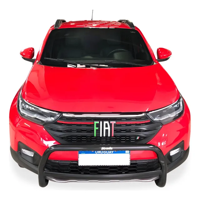 Defensa En Caño Acero Carbono Fiat Strada 2021+ Negro