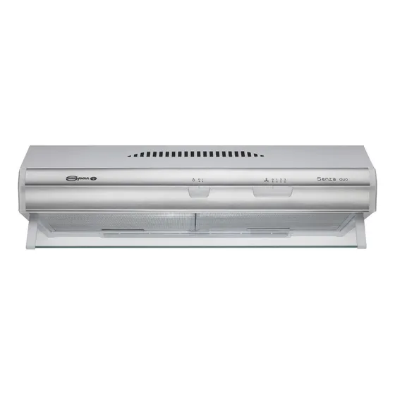 Purificador Spar Senza Duo 60cm 2 Motores Blanco Fte Acero Color Blanco/Acero inoxidable