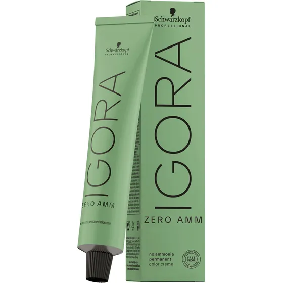 Tinta Igora Schwarzkopf Zero Amm 5-00, Sin Amoníaco