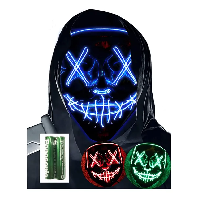 Mascara Luces Led La Purga The Purge Halloween
