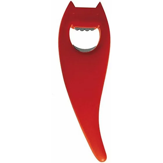 Di Alessi Diabolix Abridor Botella Rojo