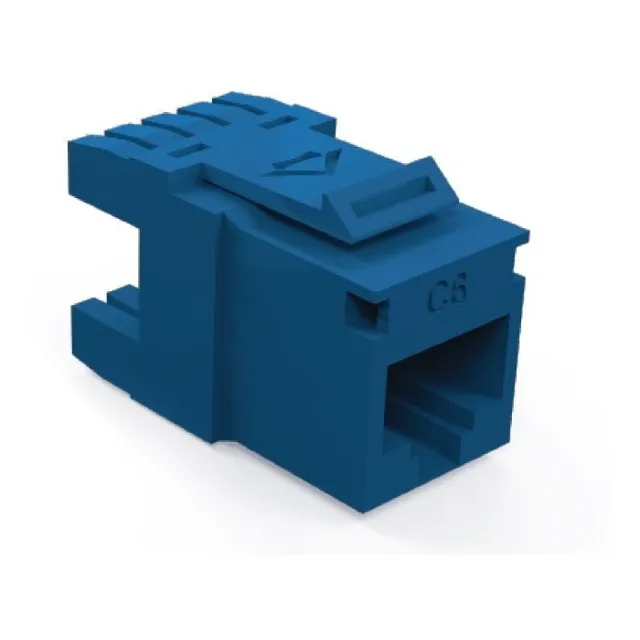 Módulo Keystone Jack Rj45 Cat6 Furukawa, Color Azul
