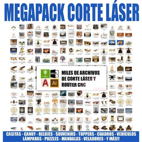 2,000,000 De Vectores Corte Laser Co2 Cnc Fibra Optica