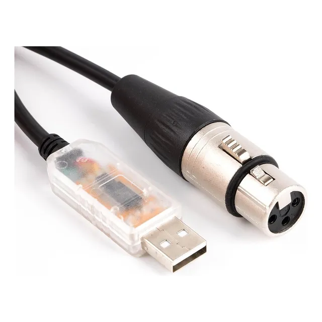 Adaptador Usb A Dmx Cable Atenuación Led Dmx512 Freestyler