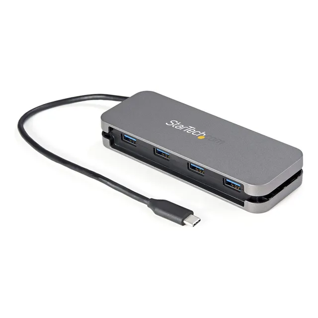 Hub Usb-c Startech Hb30cm4ab, 4 Puertos Usb-a, 5 Gbps, Portá