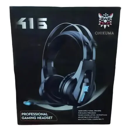 Audífonos Gamers Onikuma K16 Rgb Cancelación De Ruido