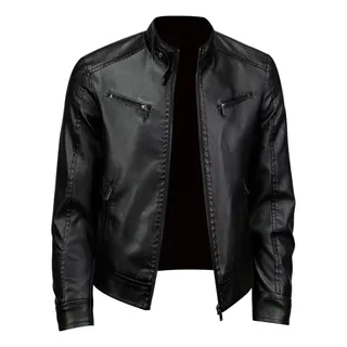 Jaqueta De Couro Masculino Inverno Grossa Slim ClĂĄssica Jaqueta De Couro Masculino Inverno Grossa Slim ClĂĄssica