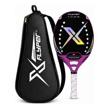 Raquete Beach Tennis Flyper Predador 3k 2026 315g